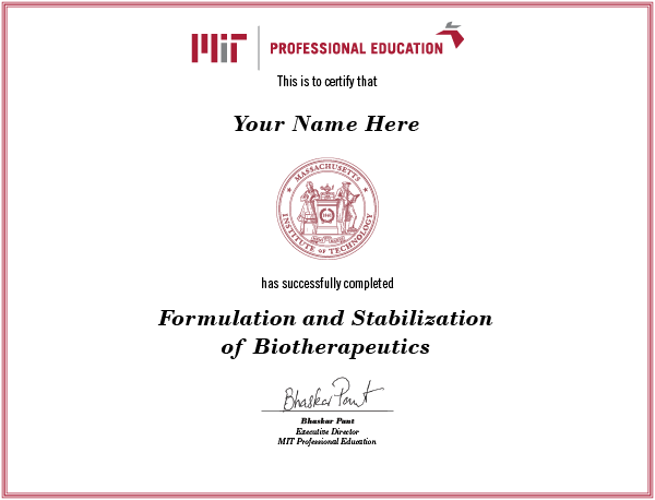 Formulation cert image