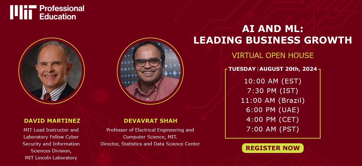 Virtual Open House on AI and ML: Leading Business Growth